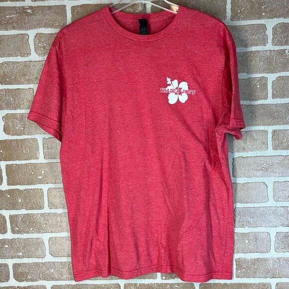 Trader Joe’s men’s t-shirt Red Softstyle Large - Picture 1 of 5